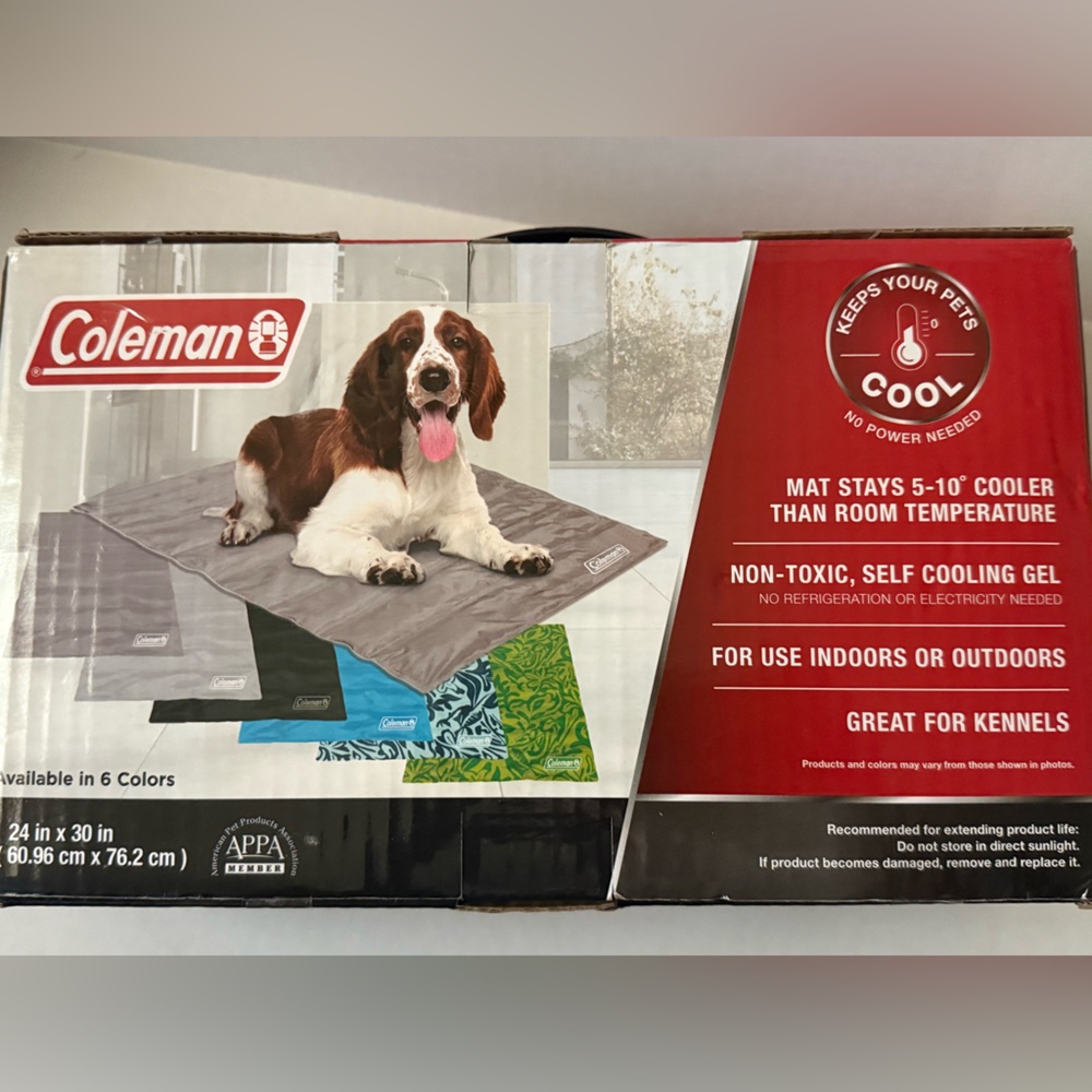 Coleman Cream Colored Dog Cooling Mat